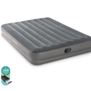 Colchón Inflable Eléctrico USB INTEX 2 Plazas 152x203x30 Cm Prestige Mid-Rise