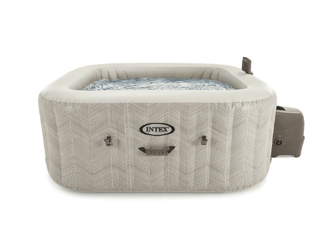 Spa Hot Tub Inflable Intex Chevron Deluxe Square Bubble Spa 4 Personas